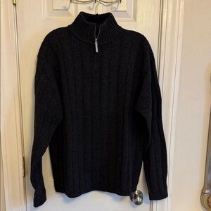 MOOSE CREEK Quart Zip Wool Blend Men’s Sweater